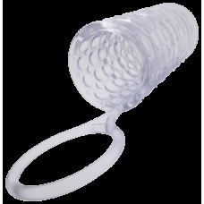 Насадка на член Dorcel Mr Reverse XL с кольцом для мошонки, стимулирующий рельеф
