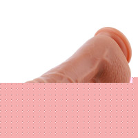 Ультрареалістичний фалоімітатор для секс-машин Hismith 8.3″ 2-layers Silicone Flesh Dildo, 2-шаровий