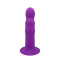 Дилдо з присоскою Adrien Lastic Hitsens 3 Purple, відмінно для страпона, діам. 4,1см, довжина 18,2см
