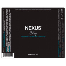 Густий анальний лубрикант Nexus Slip Anal (150 мл) на водній основі, супер для анальних іграшок