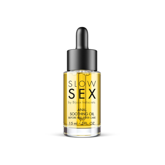Успокаивающее масло для анального секса Bijoux Indiscrets Slow Sex Anal Soothing Oil Before & After 15 мл