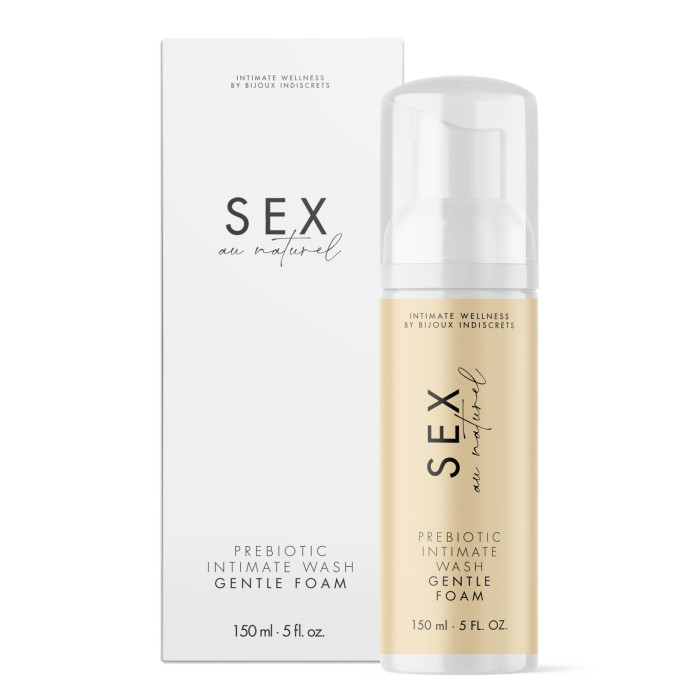 Піна для інтимної гігієни Bijoux Indiscrets Sex Au Naturel Prebiotic Intimate Wash Gentle Foam 150мл