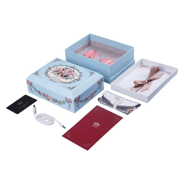 Смартвібратор для пар Zalo Fanfan set Royal Blue, пульт ДК
