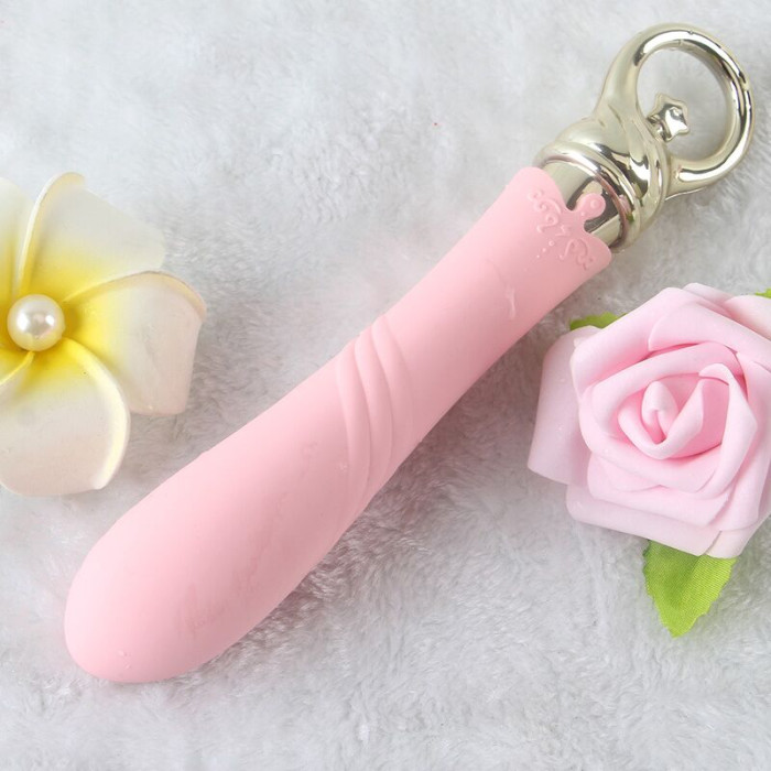 Вибратор для точки G с подогревом Zalo Sweet Magic - Courage Fairy Pink