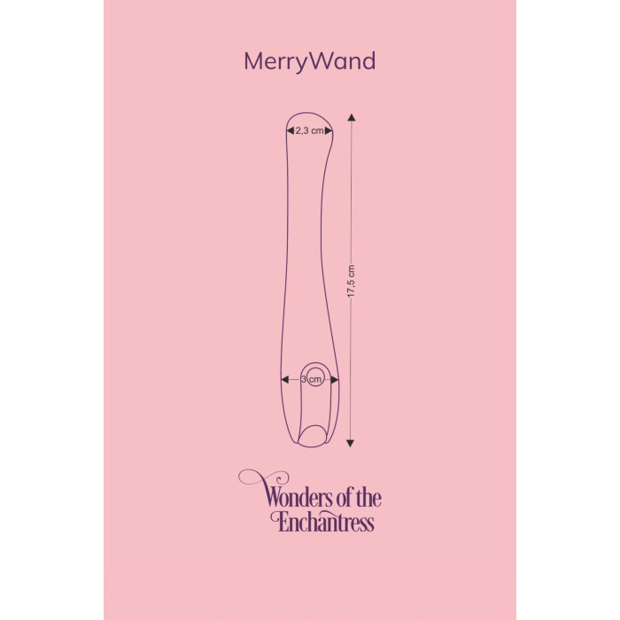 Вібратор FairyGasm MerryWand violet