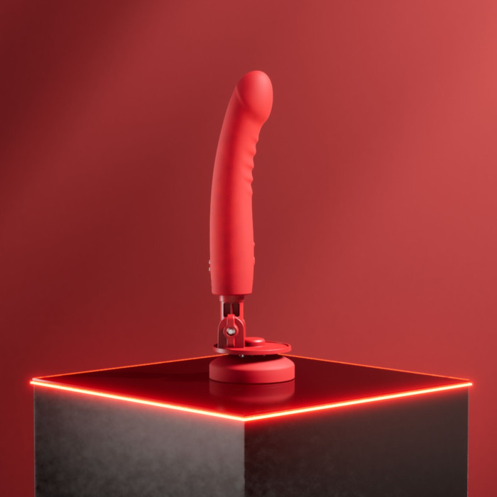 Смарт-мини секс-машина Lovense Mission 2 Vibrating suction cup dildo, 6500 вибраций/мин, Touch Sense