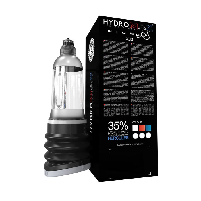 Гидропомпа Bathmate Hydromax 7 WideBoyClear, для члена длиной от 12,5 до 18 см, диаметр до 5,5 см
