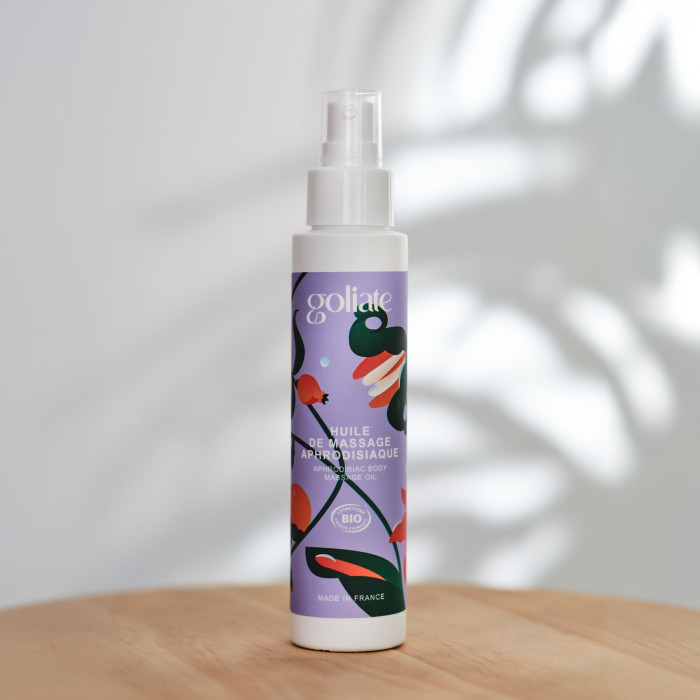 Массажное масло Goliate Huile De Massage Aphrodisiaque 100 мл, органическое, согревающий эффект