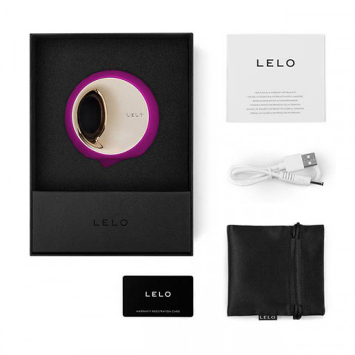 Кліторальний стимулятор LELO Ora 3 Deep Rose, імітація язика