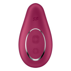 Вибратор Satisfyer Dipping Delight Berry, 2 мотора, гибкий кончик