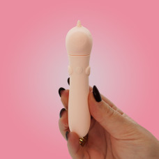 Вібратор-єдиноріжка Unihorn USB Bullet - Heart Throb, віброкуля, USB-зарядка