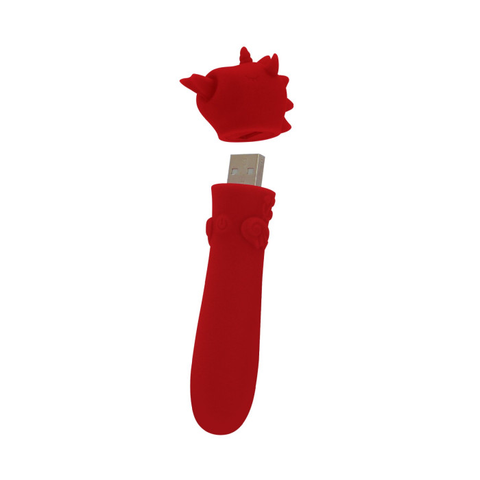 Вибратор-единорожка Unihorn USB Bullet – Blaze Diablo вибропуля, USB-зарядка, 10 режимов