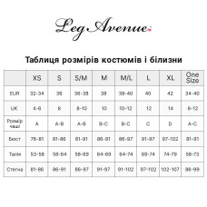 Комплект Leg Avenue Off Shoulder Crop Top and Legging One Size