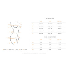 Корсет Obsessive Euridia corset & tanga XS/S