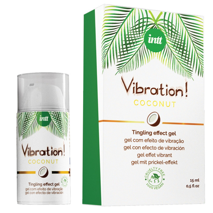 Жидкий вибратор Intt Vibration Coconut Vegan (15 мл) (без упаковки!!!)