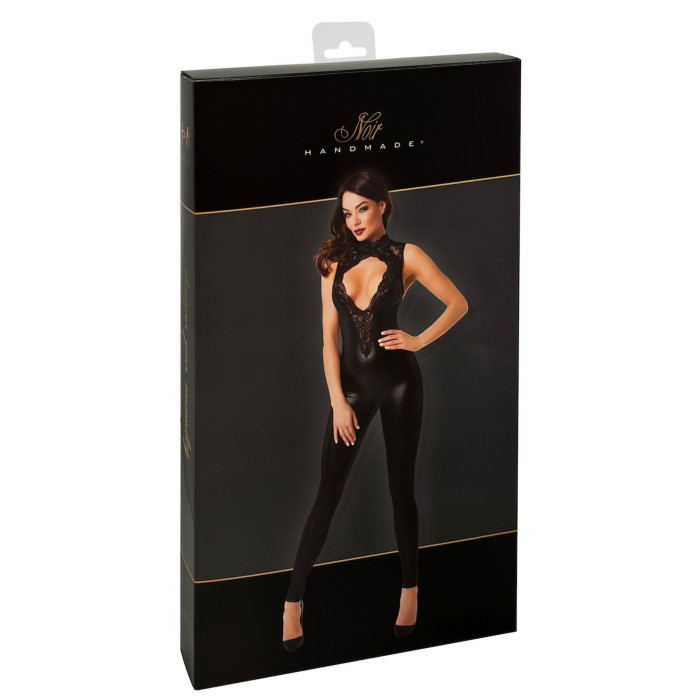 Комбинезон Noir Handmade F342 Powerwetlook and lace overall - L