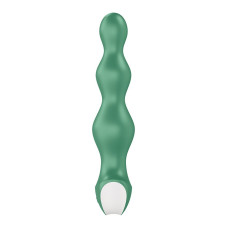 Анальний стимулятор-намистини з двома моторами Satisfyer Lolli-Plug 2 Green