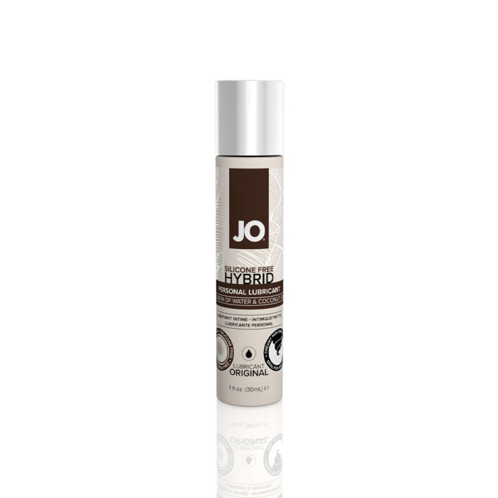 Смазка-крем с кокосовым маслом JO Coconut Hybrid ORIGINAL (30 мл) белая