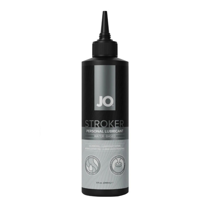 Лубрикант для мастурбаторов JO Stroker Lubricant 240 мл, на водной основе, густой, с аппликатором