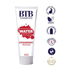 Смазка на водной основе BTB FLAVORED STRAWBERRY с ароматом клубники (100 мл)