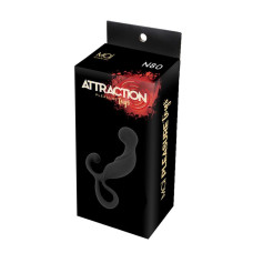 Массажер простаты MAI Attraction Toys №80 Black, длина 13.4см, диаметр 3.2см