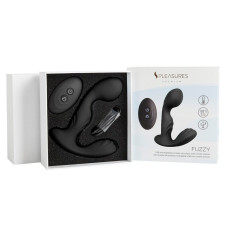 Вібромасажер простати S Pleasures Premium FUZZY, чорний, з рельєфом, 10 режимів вібрації