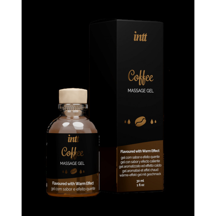 Массажный гель для интимных зон Intt Coffee (30 мл) разогревающий