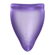 Менструальна чаша Fun Factory FUN CUP SIZE B Black Currant, багаторазова, діаметр 4,3 см, об’єм 30 мл