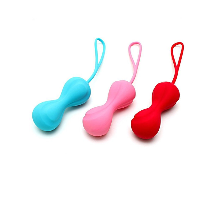 Вагинальные шарики Satisfyer Power Balls (3 пары), диаметр 3,4см, масса 60-76-92г, с шариком внутри