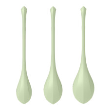 Набір йоні намистин Satisfyer Yoni Power 2 Light Green, диаметр 2-2,5-3см, вес 22-44-73гр