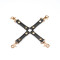 Крестовина Liebe Seele Black Organosilicon Hogtie, экокожа
