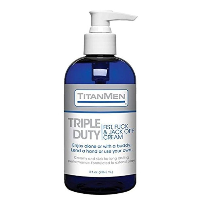 Густая смазка для фистинга Doc Johnson TitanMen - Triple Duty (240 г)