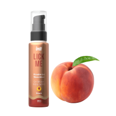 Гель для оральних пестощів з зігрівальним ефектом INTT Lick Me Kissable Gel Peach 50 мл