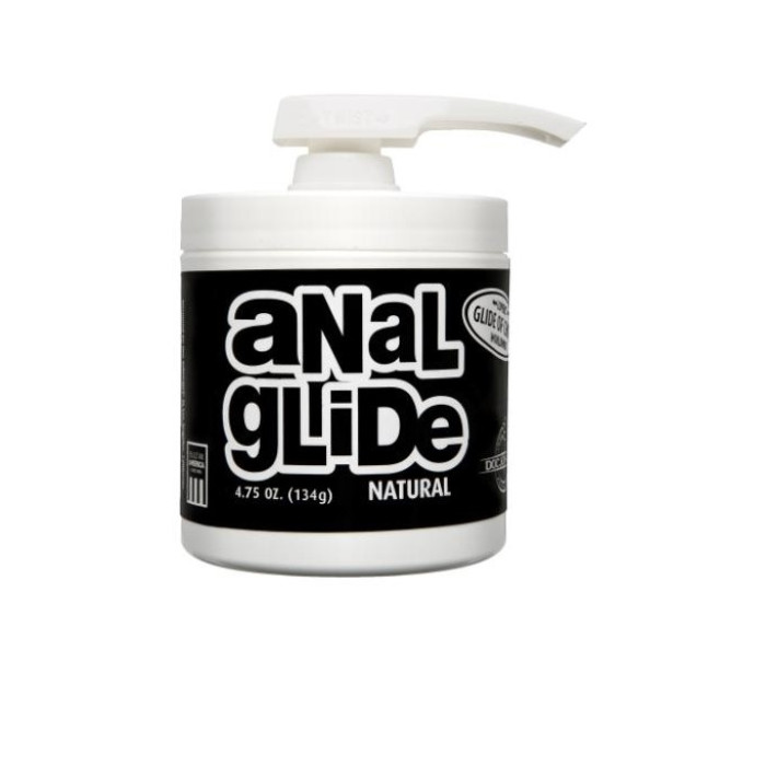 Анальна змазка на олійній основі Doc Johnson Anal Glide Natural (127 г) тривале ковзання