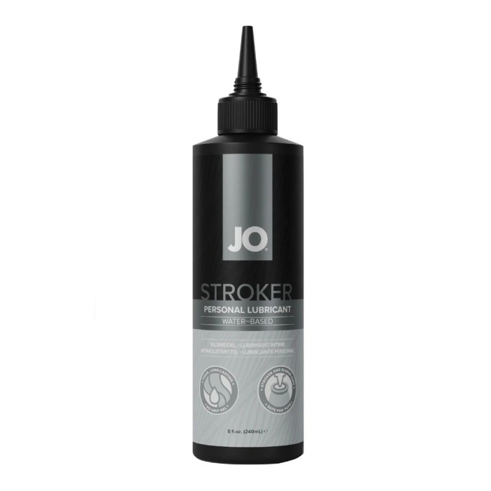 Лубрикант для мастурбаторов JO Stroker Lubricant 240 мл, на водной основе, густой, с аппликатором