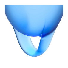 Набір менструальних чаш Satisfyer Feel Confident (dark blue), 15мл та 20мл, мішечок для зберігання