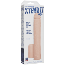 Насадка на член Doc Johnson Xtend It Kit White, удлиняющая (до +7,6 см) и утолщающая (до +1,2 см)