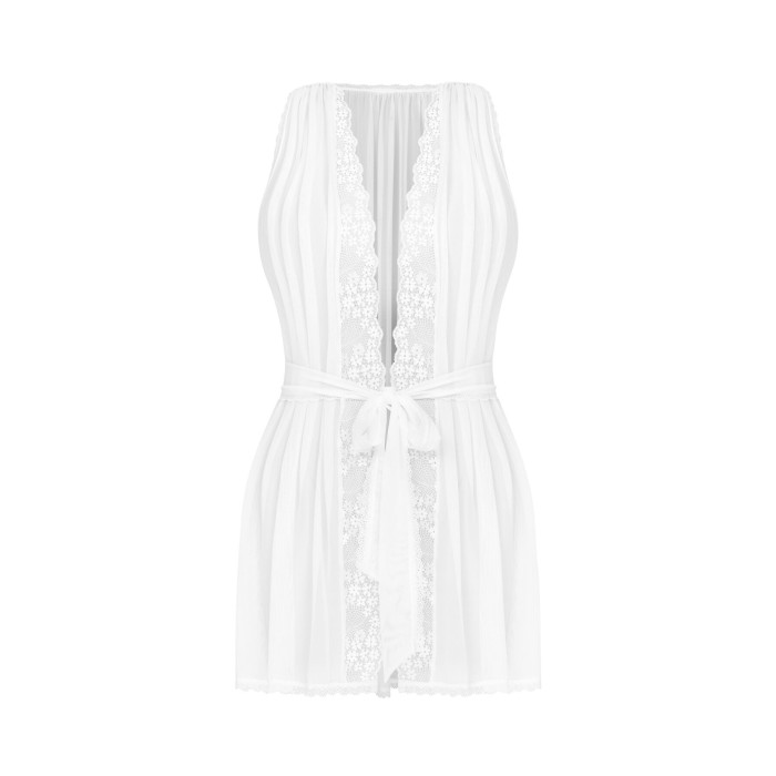 Напівпрозорий пеньюар Obsessive Heavenlly peignoir XS/S