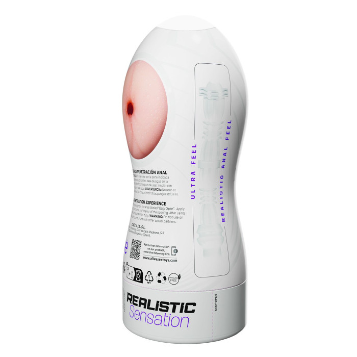 Мастурбатор-анус Alive Maxi Flex L Anal, реалистичный вход, рельефный канал