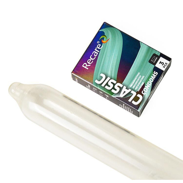 Презервативы Holographic Recare Classic Condoms 3 шт, классические