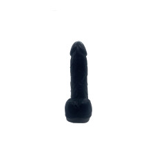 Крафтове мило-член із присоскою Чистий Кайф Black size S натуральне