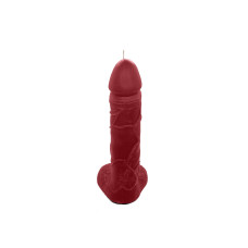 Свічка у вигляді члена Чистий Кайф Red size L, для збуджувальної атмосфери