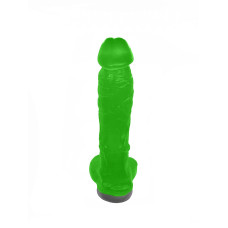 Крафтове мило-член із присоскою Чистий Кайф Green size XL, натуральне