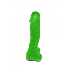 Крафтове мило-член із присоскою Чистий Кайф Green size XL, натуральне