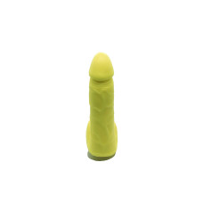 Крафтове мило-член із присоскою Чистий Кайф Yellow size S натуральне