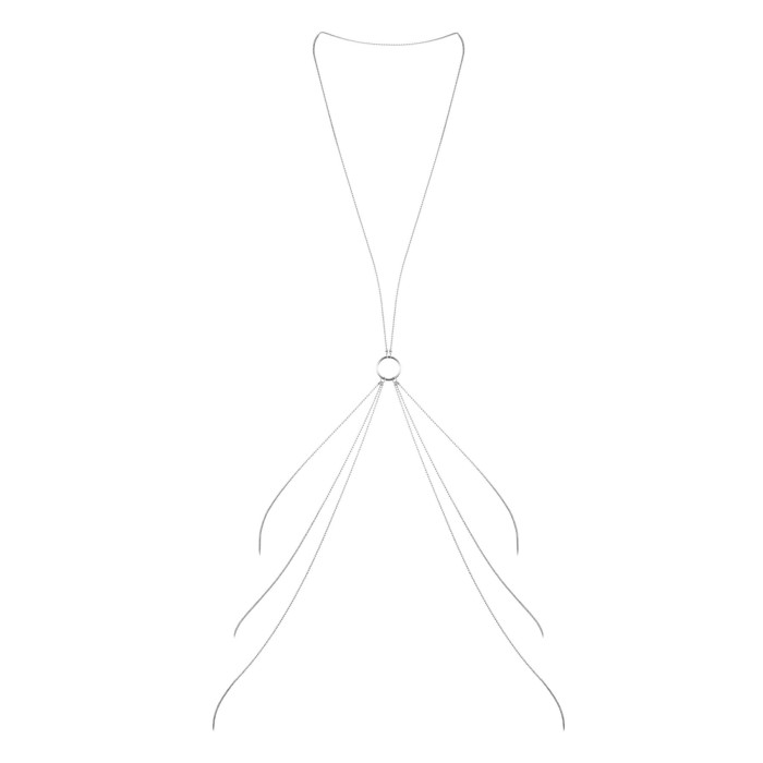 Ланцюжок для тіла Bijoux Indiscrets Magnifique 8 Body Chain — Silver