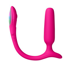 Анальна смарт-вібропробка Lovense Lush Anal, дуже потужна, LED-підсвічування