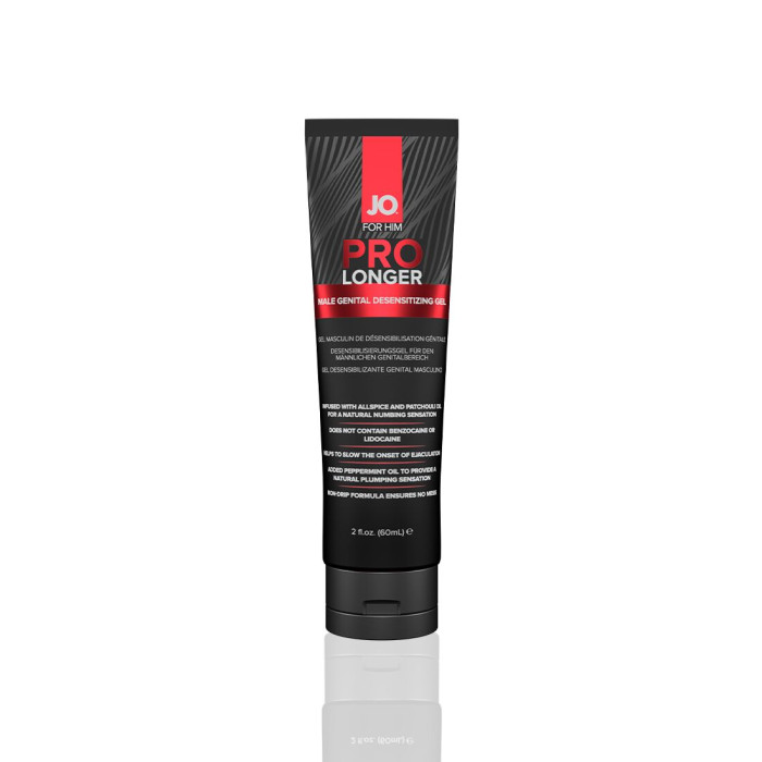 Пролонгер гель System JO Prolonger Gel (60 мл) з олією перцевої м’яти, гвоздикового перцю та пачулів