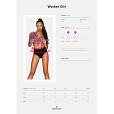 Костюм работницы Obsessive Worker Girl L/XL
