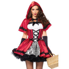 Костюм червоної шапочки Leg Avenue Gothic Red Riding Hood S